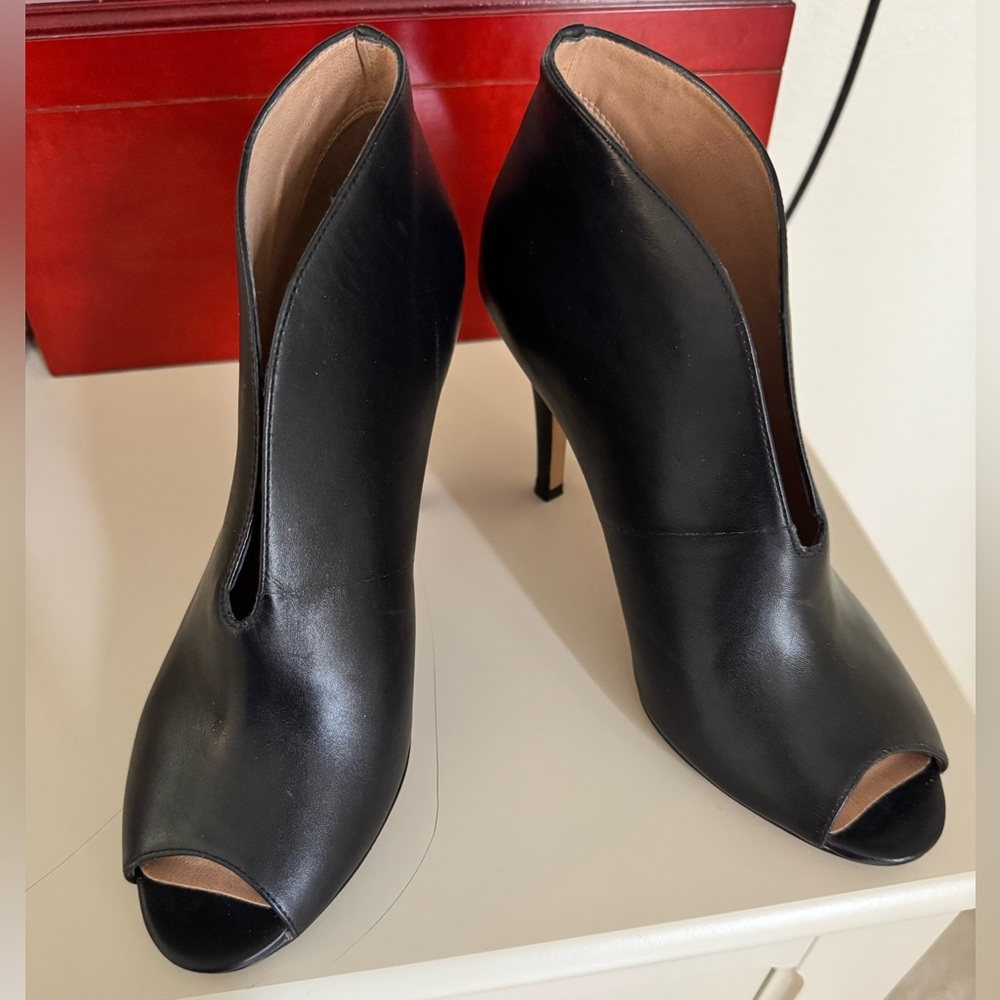 Halogen Harowen-Lea Black Leather Shoes